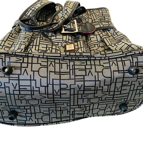 Diane Von Furstenberg DVF Large Logo Laptop Pocket Randa Travel Tote Bag NWOT - Picture 7 of 15